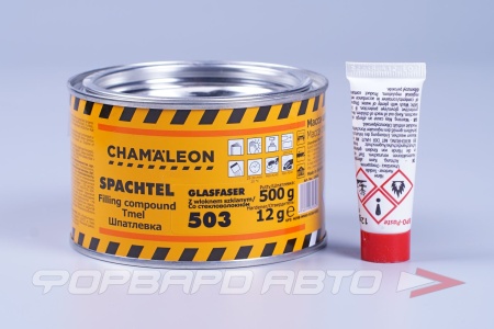 Купить Шпатлевка "Glasfaserspachtel"со стекловолокном 503, 515г. CHAMALEON 15034