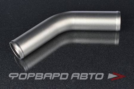 Купить Патрубок алюминиевый 51 мм 45 градусов серый-титан AUTOBAHN88 