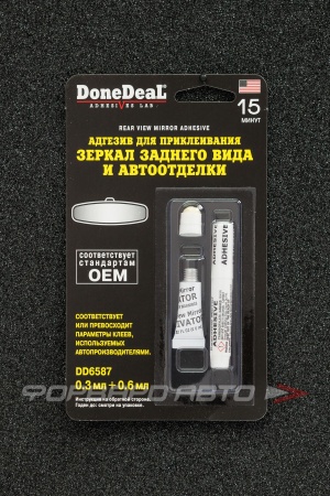 Купить Клей для зеркала заднего вида и автоотделки 2 x 3 мл DONE DEAL DD6587