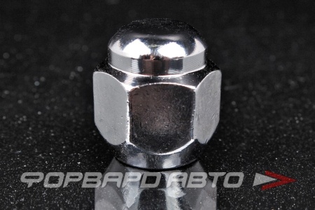 Купить Гайка колеса 12*1,5*25 конус закрытая, ключ на 21, хром MATRIX 701145 Cr
