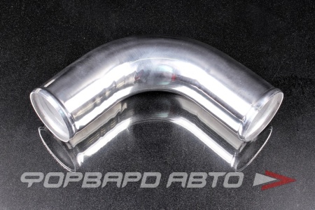 Купить Патрубок алюминиевый 76 мм 90 градусов (L-100*100мм) MOTORIST ASHU70-90-76 200mm