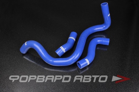 Купить Патрубки радиатора силиконовые VW Bora GOLF JETTA IV 1.8T 99-05 синие (3 штуки) AUTOBAHN88 