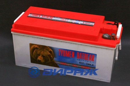 Купить Аккумулятор 6ст-190LA, г.Тюмень BATBEAR 