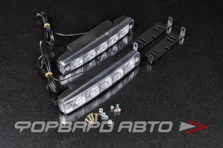 Купить Ходовые огни, дневные (DRL/ДХО) 12V 5SMD, 190*45*28мм. KS-AUTO KS-001-2 Led