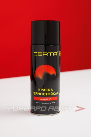 Купить Эмаль аэрозольная термостойкая 400°C 520мл белая CERTA CST00060