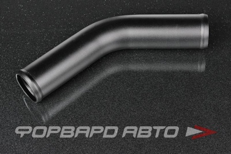 Купить Патрубок алюминиевый 51 мм 45 градусов черный AUTOBAHN88 