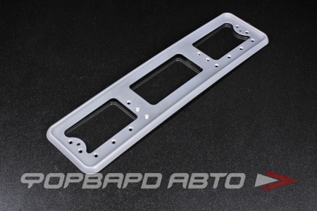 Купить Накладка под номер пластиковая усиленная (СЕРАЯ) <> АВ006-с