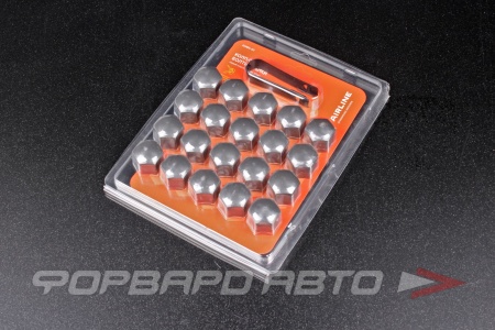 Купить Колпачки на колесные болты/гайки 21 мм, 20 шт.+ съёмник, пластик, серые AIRLINE AWBN-03 Купить Колпачки на колесные болты/гайки 21 мм, 20 шт.+ съёмник, пластик, серые AIRLINE AWBN-03