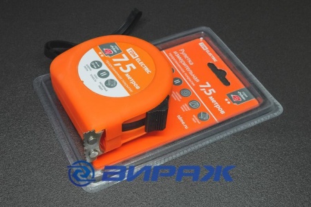 Купить Рулетка 7.5 м*25 мм, прорезиненное покрытие, магнит, "Рубин" TDM SQ1018-0107