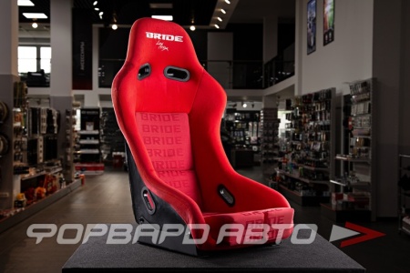 Купить Сиденье спортивное - нерегулируемое "ковш" + салазки, красное, Lowmax MR BRIDE STYLE DJL-MR-A, LARGE