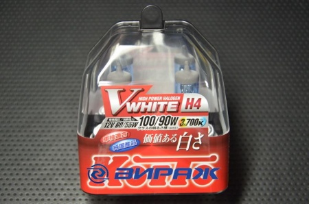Купить Лампа H4 12V 60/55W (100/90W) 3700K V-white KOITO P0746W