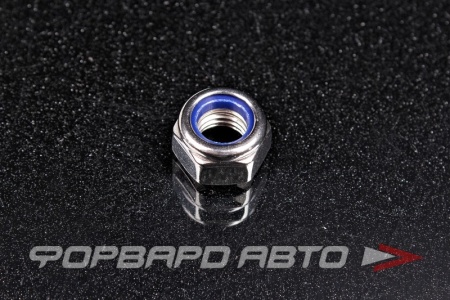 Купить Гайка шестигранная М12*1,75 самоконтрящаяся с нейлоновой вставкой DIN 985 нерж. А2 <> 