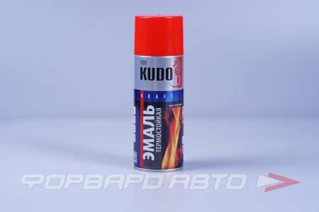 Купить Эмаль аэрозольная термостойкая Красная KUDO KU-5005