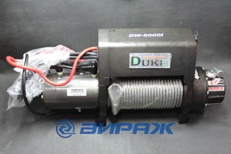 Купить Лебёдка автомобильная 24V, 3630кг, 8мм, 30м DUKE DW-8000i