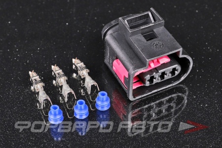 Купить Разъем 3-х контактный топливной форсунки (без провода) CARGEN AX6543S