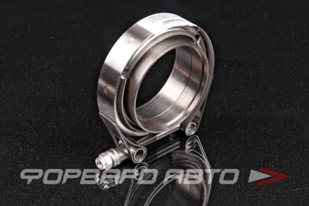 Купить Хомут V-Band 76 мм (3") + 2 фланца из титана FORA TITANIUM GW-RF-VB002