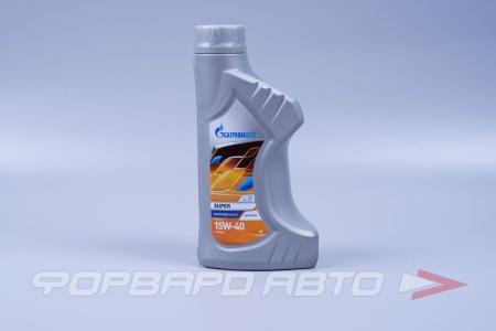 Купить Масло моторное 15W40 1л, Super SG/CD (мин.) GAZPROMNEFT 2389901320