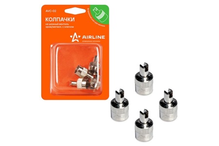 Купить Колпачок вентиля колеса (металл) с ключом (для выкручивания золотника) к-т 4 шт AIRLINE AVC-02 Купить Колпачок вентиля колеса (металл) с ключом (для выкручивания золотника) к-т 4 шт AIRLINE AVC-02