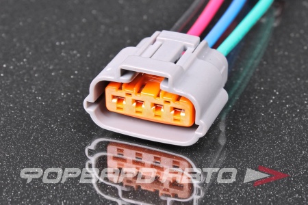Купить Разъем 4-х контактный датчика положения дроссельной заслонки (с проводами) CARGEN AX6744