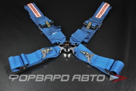Купить Ремни 4-х точечные, 3" FIA 8854/98 синие AUTOBAHN88 