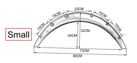 Фендер арки колесной 800мм*320мм EPMAN EPXLM10077-SMALL