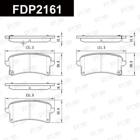 Купить Колодки тормозные FAP FDP2161