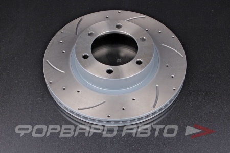 Купить Диск тормозной вентилируемый, перфорированный G-BRAKE GFR-02916L