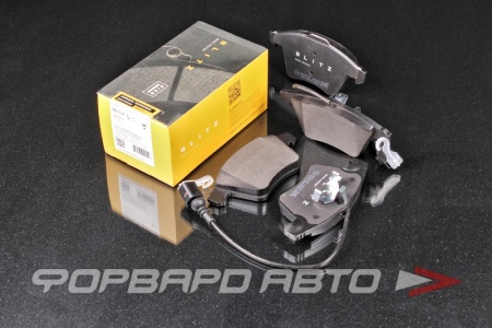Купить Колодки тормозные дисковые передние BLITZ BB0312P