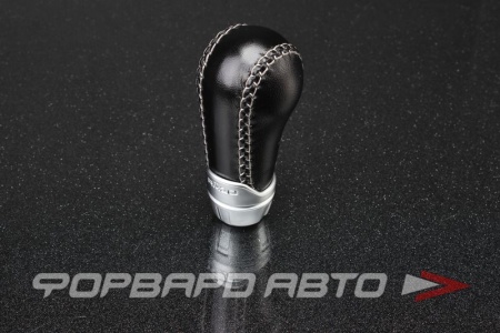 Купить Ручка КПП (кожа + алюминий), черная RAZO 