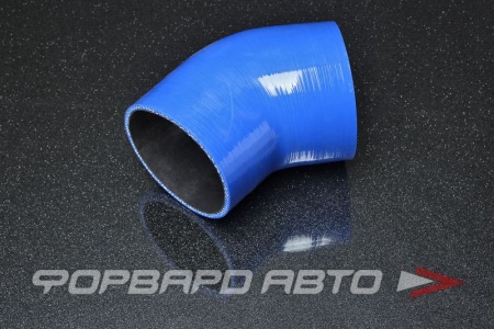 Купить Патрубок силиконовый 102 мм, 45°, синий AUTOBAHN88 
