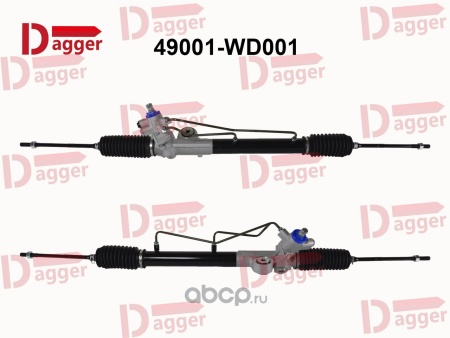 Купить Рейка рулевая NISSAN WINGROAD/AD Y11, SUNNY B15 2WD RHD DAGGER 49001WD001