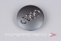 Колпачок ступицы для литых дисков Audi, D56/67мм, h 4-8мм, Grey+3D хром лого <> AD-04