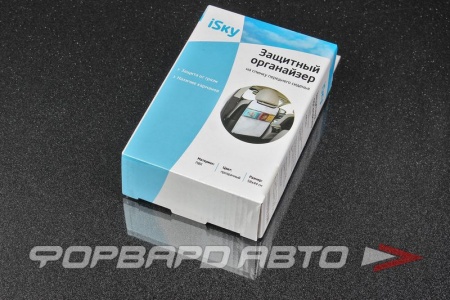 Купить Органайзер на спинку переднего сиденья, ПВХ, 58x44 см, прозрачный ISKY 