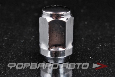 Купить Гайка колеса 12*1,5*35 конус с выступом, ключ на 19 MATRIX 401445 Cr