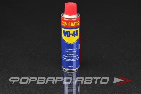 Купить Смазка проникающая WD40, 240мл WATER DISPLACEMENT WD0001/1
