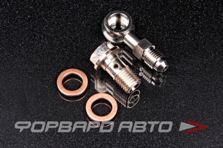 Купить Фитинг BANJO AN4 + болт М12*1,5 мм, рестриктор - 1,5 мм, VOLVO TD04H,TD04HL KINUGAWA 315-02101-012