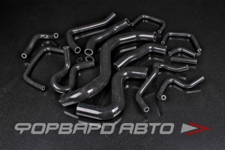 Купить Патрубки всей системы охлаждения силиконовые NISSAN GT-R R35, черные FORA 1046