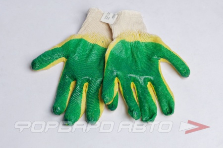 Купить Перчатки х/б двойной облив 13 класс <> 