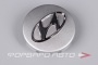 Колпачок ступицы для литых дисков Hyundai, D58/61мм, Silver+3D хром лого <> HY-02