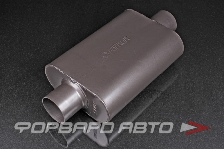Купить Глушитель Вход = 76 мм Выход = 76 мм Длина = 475 мм, серия American Muscle, алюминизированная сталь FORTLUFT PM576