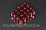 Гайки колесные 12*1,5*35 20шт ключ 19 красные Save Car N087_12x1.5_Red