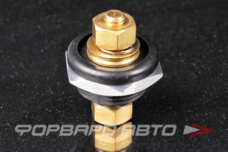Купить Клемма проходная Cole Hersee 9,5мм 250A, черная (в перегородку) FORWARD RACING FEU004