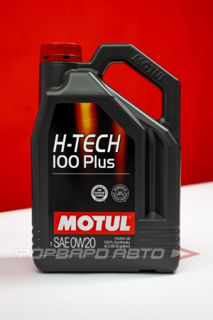 Купить Масло моторное 0W20 4л, H-TECH 100 PLUS GF-6A MOTUL 112144