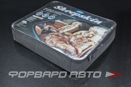 Купить Накидка на сиденье овчина натуральная бел./рыжая с подкладом (1 шт.) "SHEEPSKIN" ISKY 105827