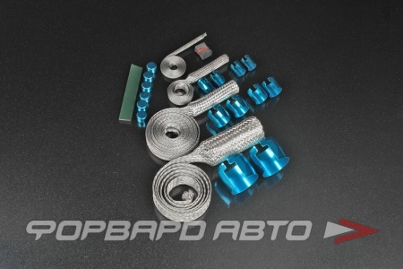 Купить Оплетка металическая, для армированных шлангов, синяя PROSPORT RS-00082