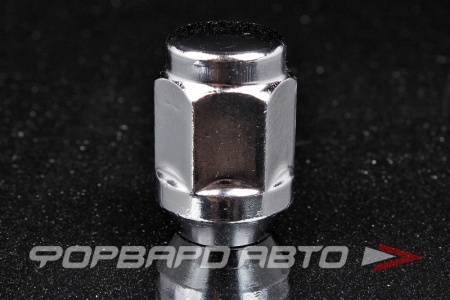 Купить Гайка колеса 12*1,5*35 конус, закрытая, ключ на 21, хром MATRIX 901445 Cr