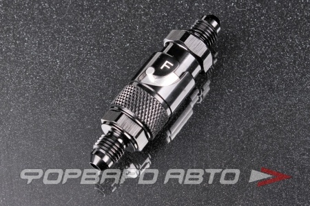 Купить Фитинг быстросъем AN4, алюминий, черный AB88 