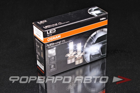 Лампа светодиодная 12V H7 25W 6000K (к-т 2 шт.) OSRAM 64210DWS