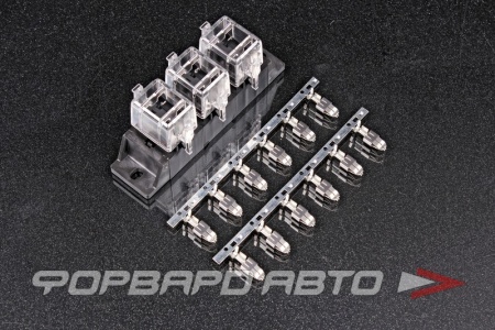 Купить Блок для флажковых предохранителей ЕВРО, на 6 гнезд TESLA 