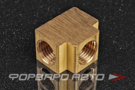 Купить Тройник латунный 1/4"NPT 3-WAY THB JA122N